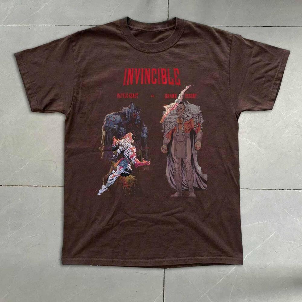 Style Invincible Dark Chocolate T Shirt - Picture 1 of 4